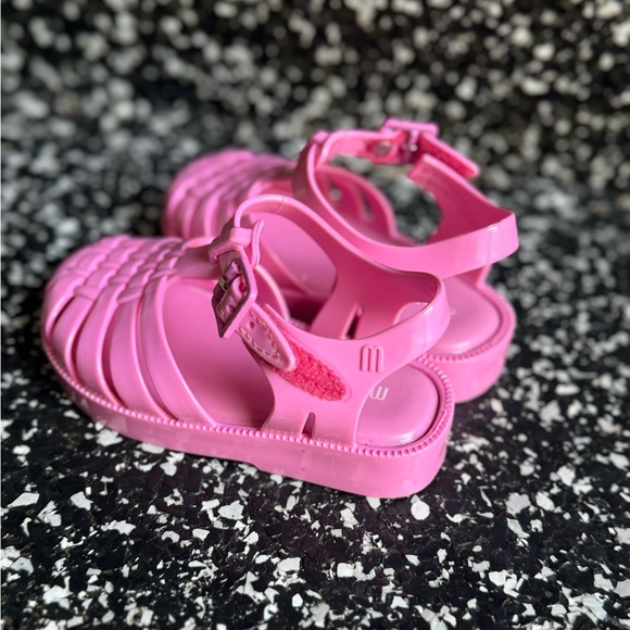 NWOT Mini Melissa Possession Baby Sandals Size 6. Pink - Picture 2 of 7